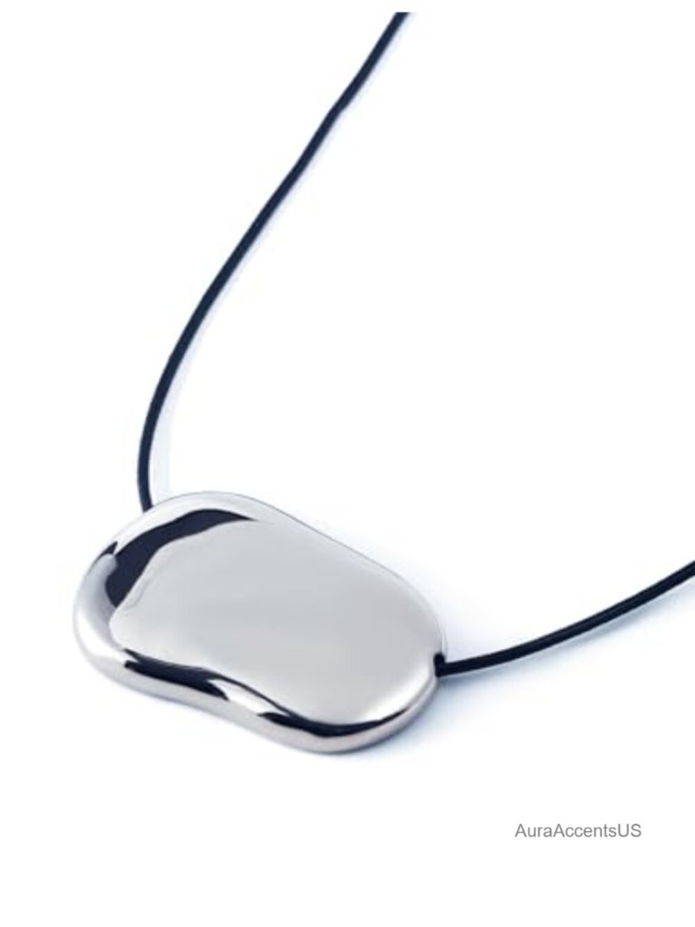 18K Gold Plated Stainless Steel Pendant Necklace Adjustable Cord Women